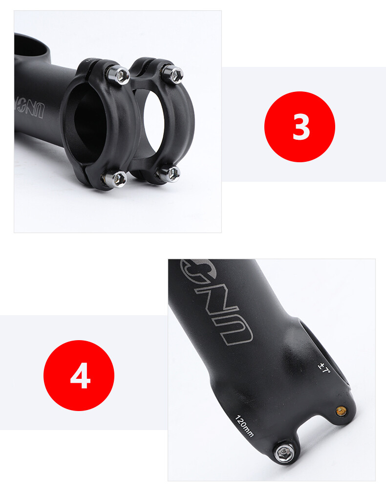 MEROCA Bicycle Stem 7 Degree 17 Degree 35 Degree MTB Road Bike ...