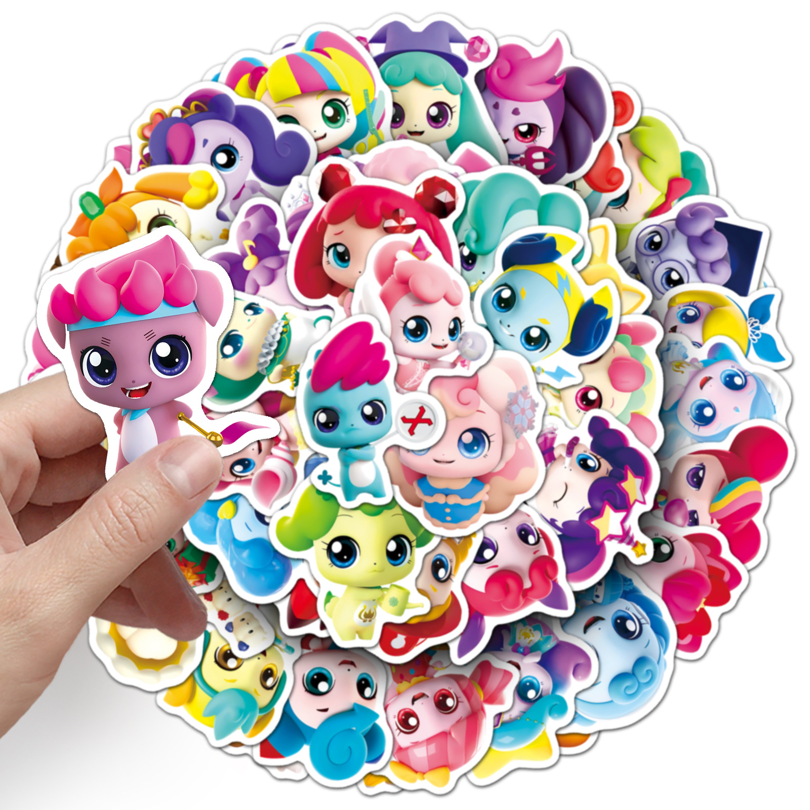 50pcs Catch Teenieping Anime Sticker Cartoon Graffiti Kindergarten Boy ...