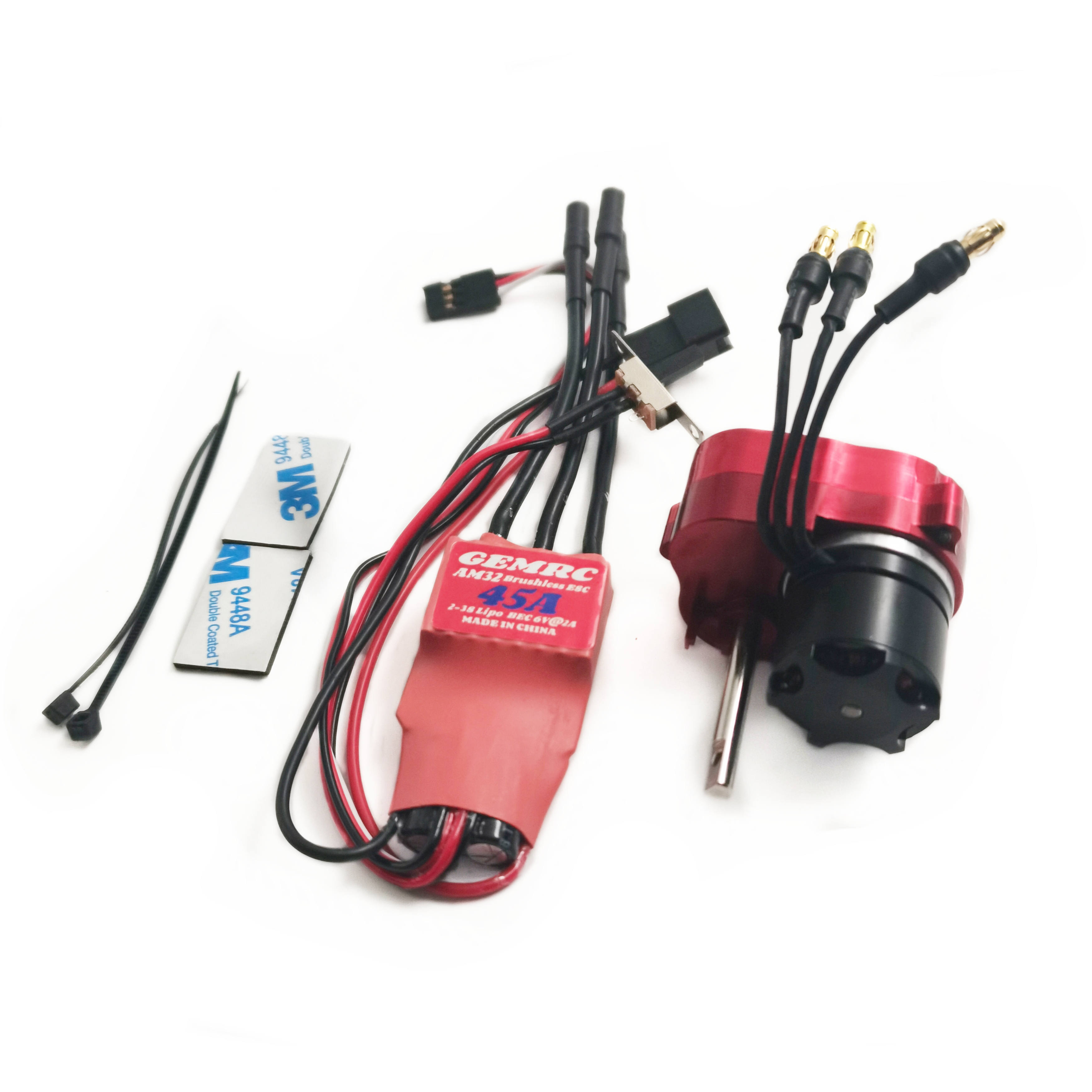 outrunner brushless motor full metal gearbox with 45A ESC for mn82 ...