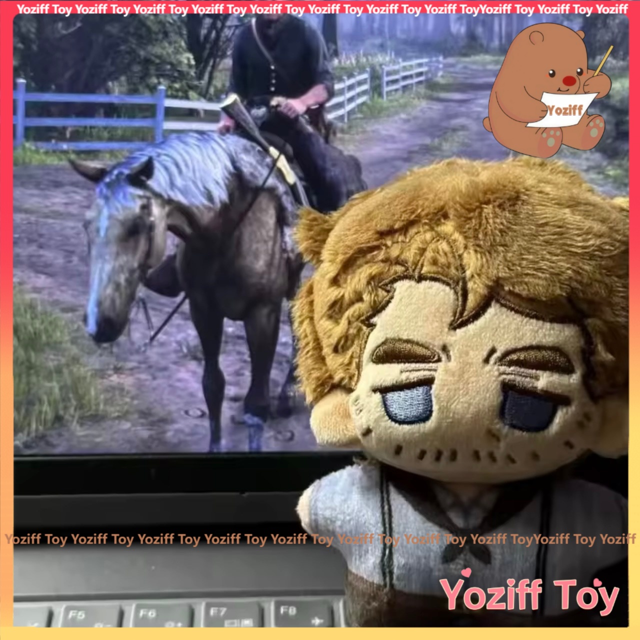 10cm Game RDR2 Red Dead Redemption 2 Arthur Morgan Plush Doll, Stuffed ...