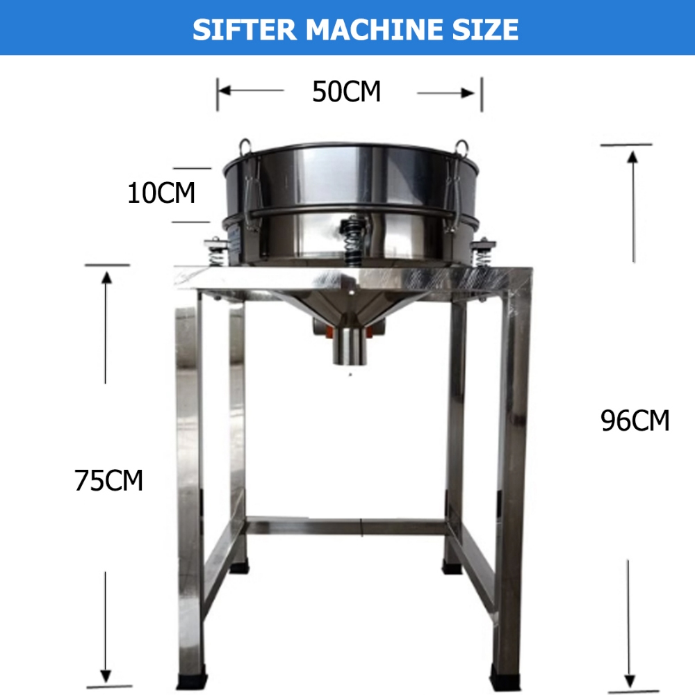 Litgrow Commercial Automatic Electric Sifter Shaker Machine,Vibrating ...