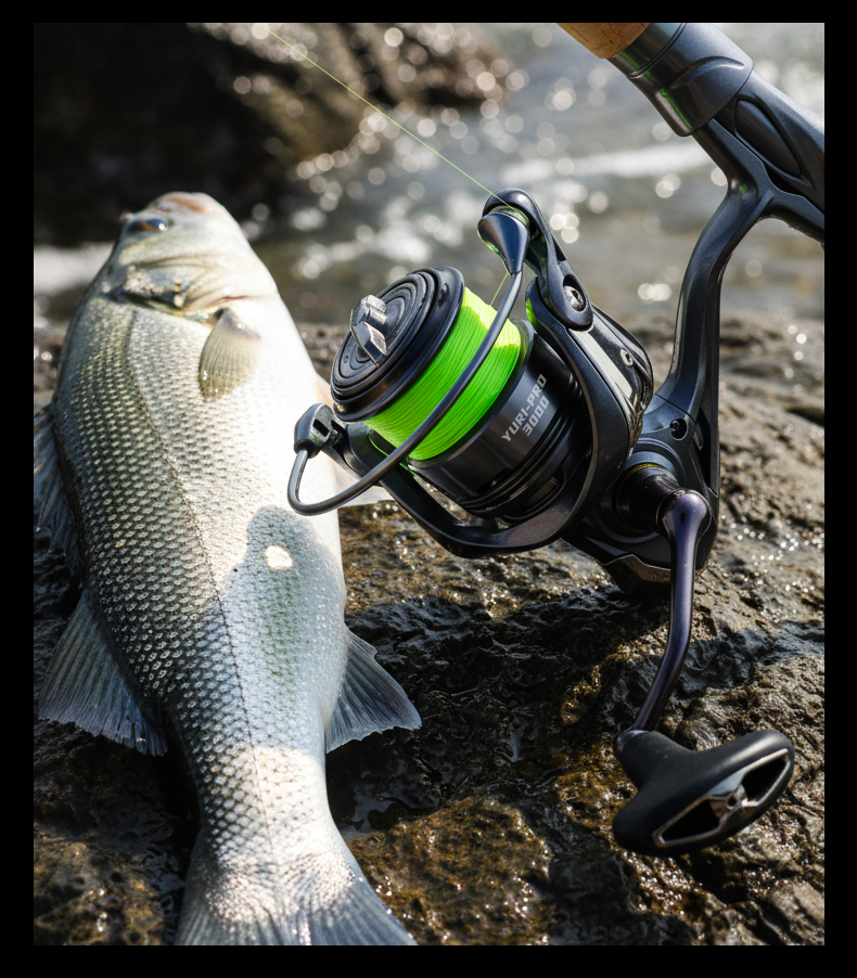 BEARKING RTBLUE YURI-PRO Worm Shaft Spinning Reel Long Cast Slow ...