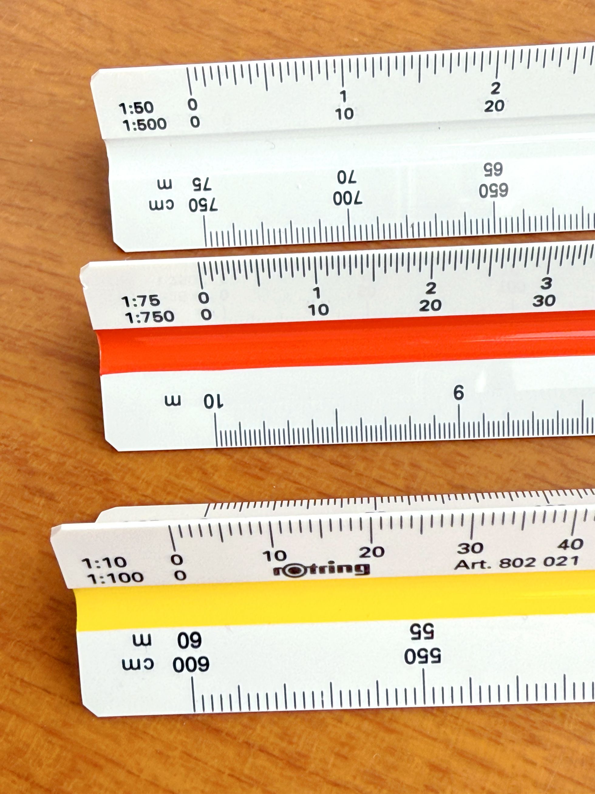 Rotring Triangular Scale ruler engineering drawing tools 30cm | Shopee ...