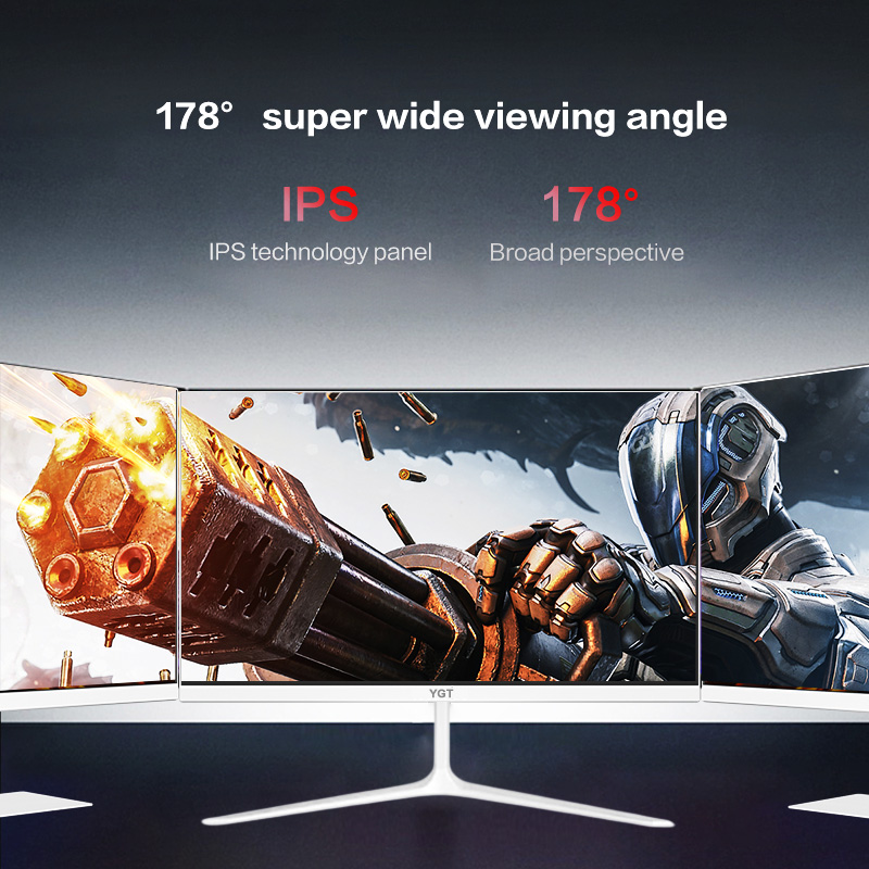 YGT 25 Inch Gaming Monitor 100HZ 1920*1080 FHD Framless Flat Computer ...