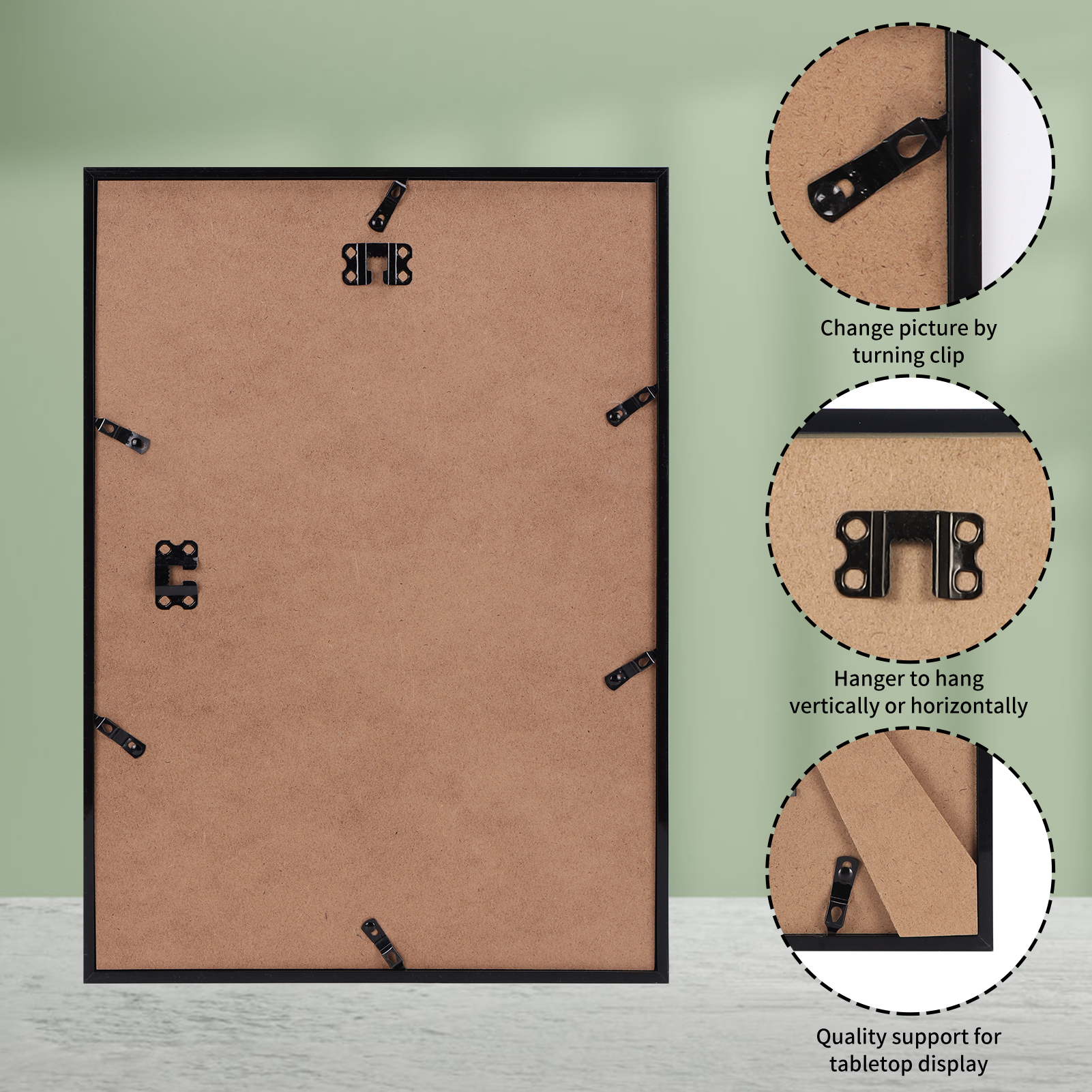 Picture Frame Wall Decor 4R/5R/6R/8R/A3/A4 Graduation Frame Certificate ...
