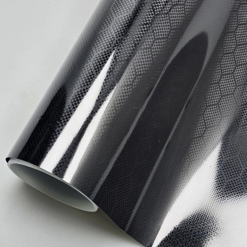 Kparts New glossy black forged carbon fiber stickers for automotive and ...