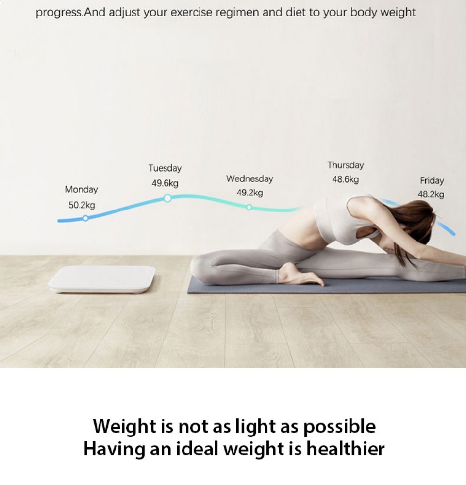 Lenovo Weighing Scale for Body Weight, Highly Accurate Digital Weighing ...