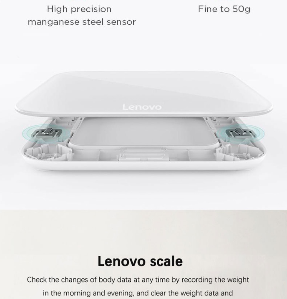 Lenovo Weighing Scale for Body Weight, Highly Accurate Digital Weighing ...