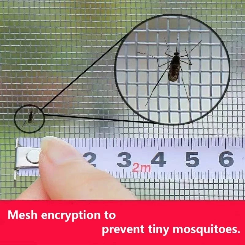 Glue-sticky self-adhesive window screen, mosquito-proof window screen ...