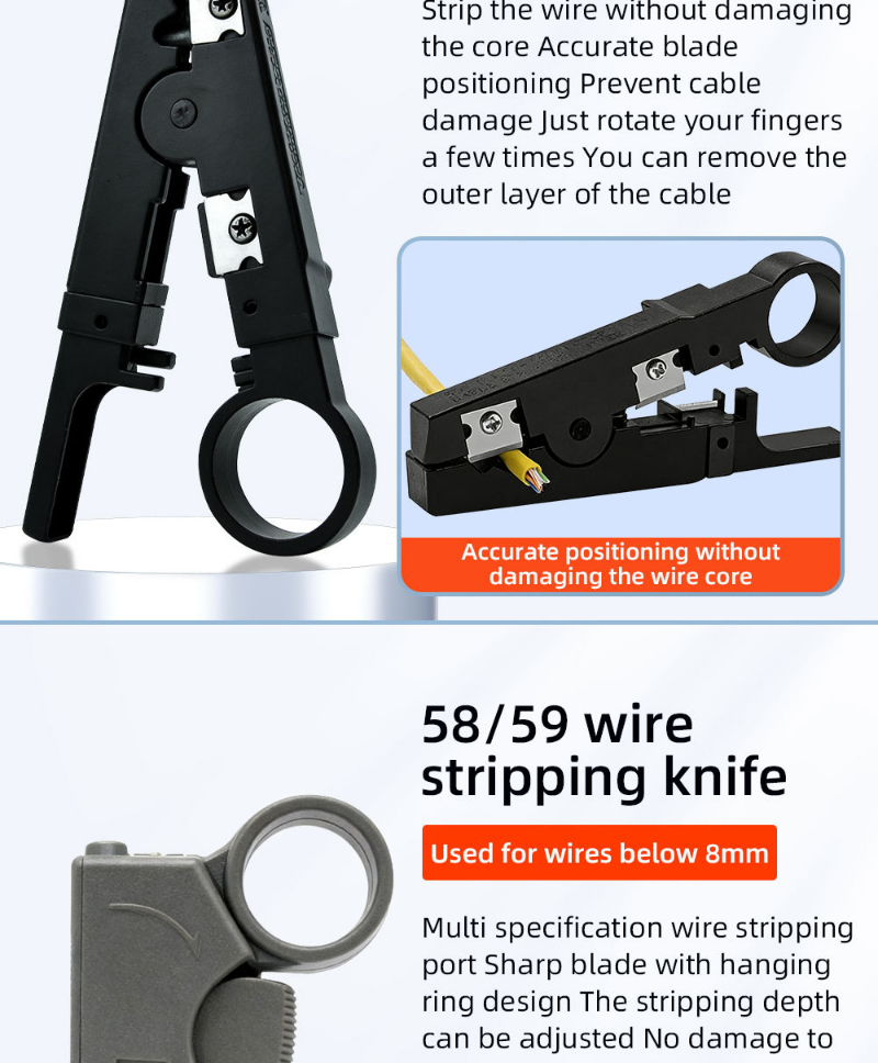 Computer Network Repair Tool Kit LAN Cable Tester Wire Cutter ...