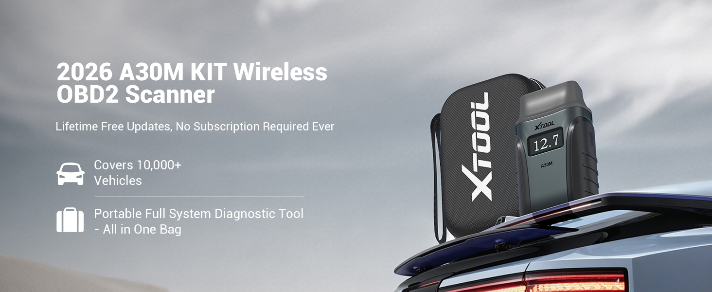 XTOOL A30M KIT OBD2 Scanner Bidirectional Full System Diagnostic TOOL ...