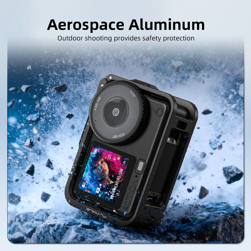 Flymile PC Grip, For DJI Osmo Action 6 Accessories,Camera Extension ...