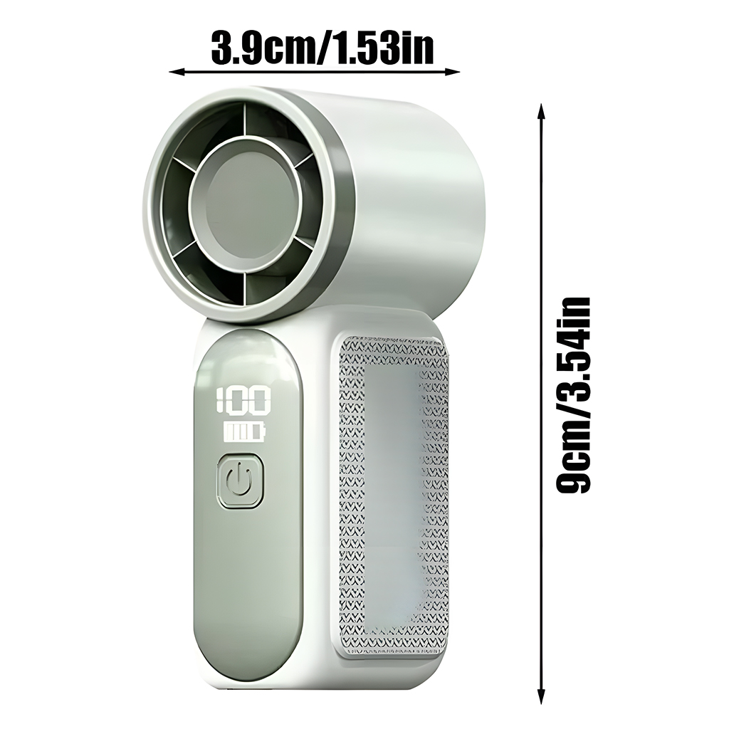 5000mAh Portable Mini Handheld rechargeable Fan X688 3.5 Inch Strong ...