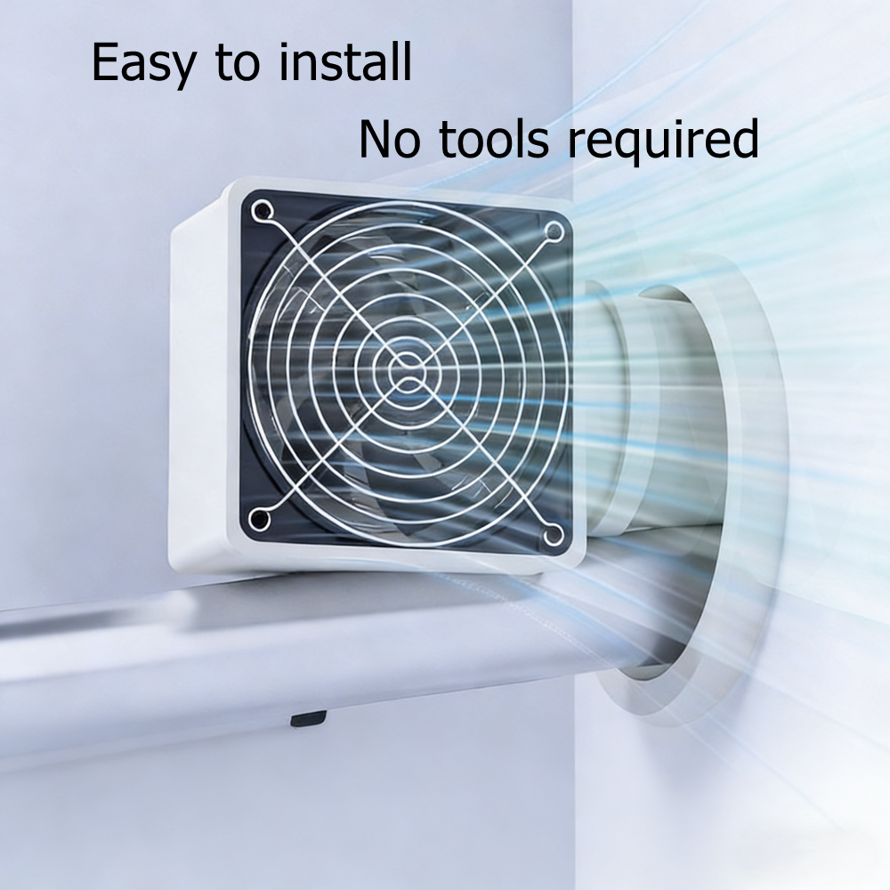 Adjustable Speed Aircond Hole Exhaust Fan | No Drilling Duct ...