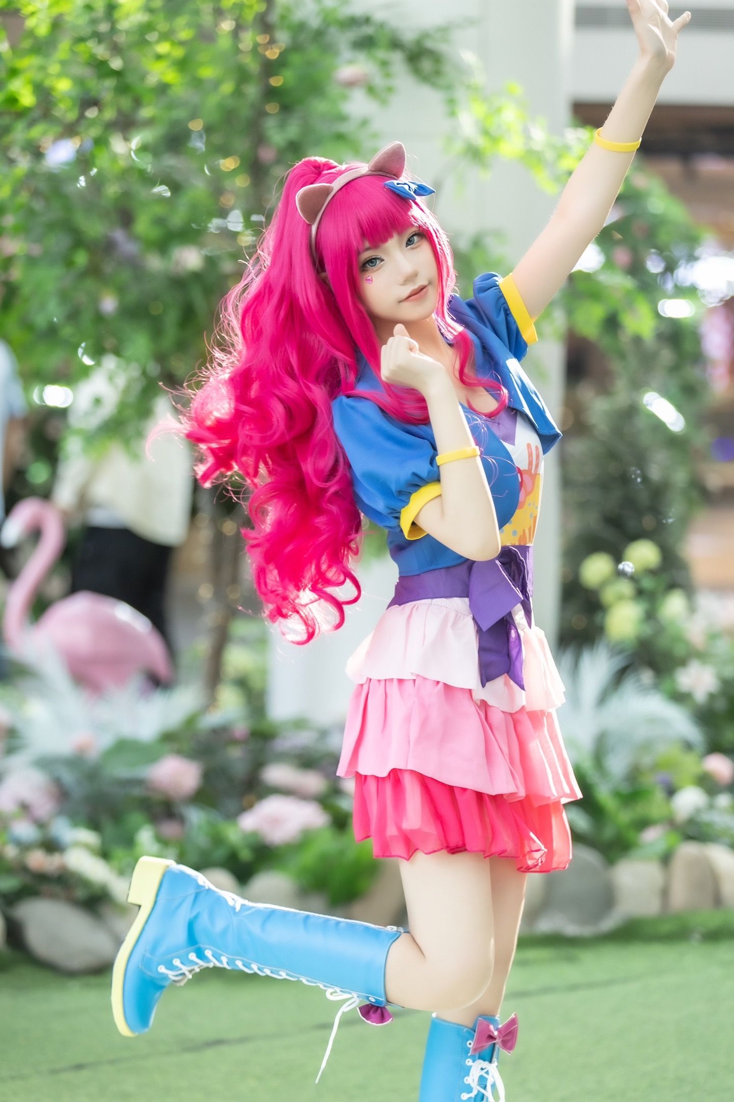 My Little Pony cos costume Pinkie Pie anthropomorphic Pinkie Pie ...