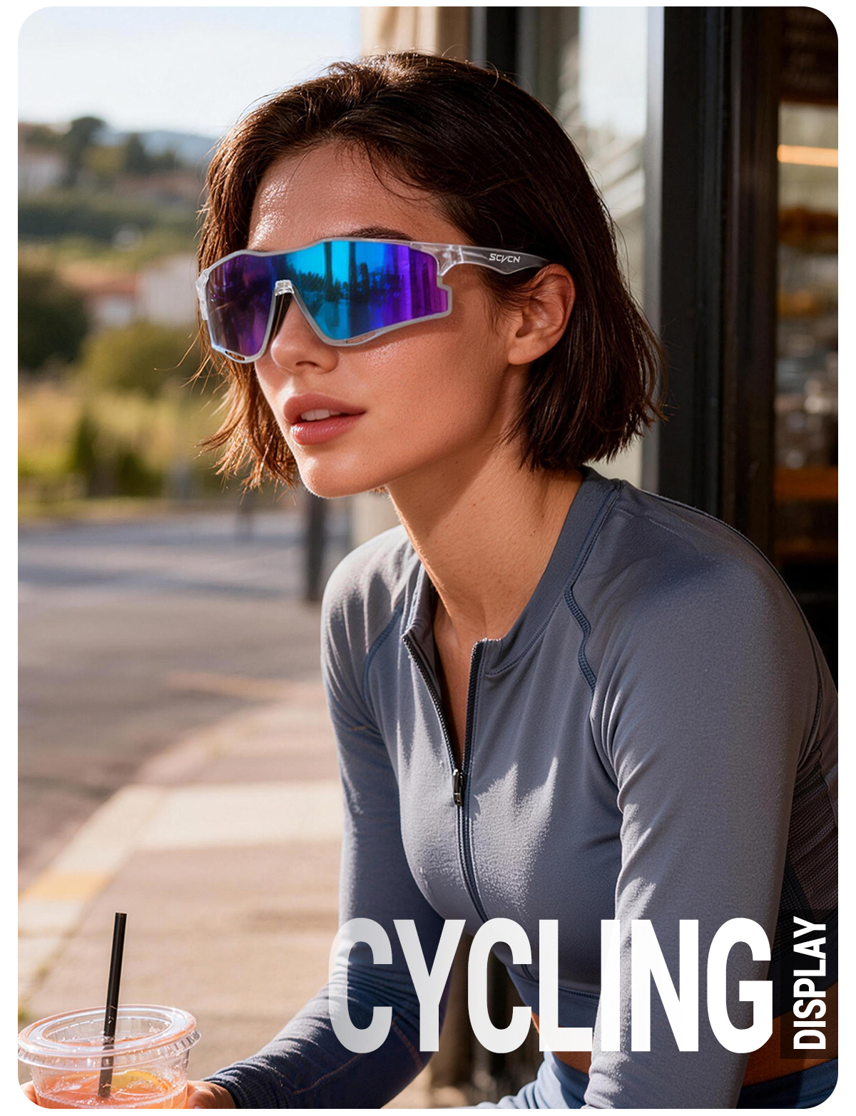 Scvcn Running Sunglasses Men Women Marathon Ultralight Glasses Outdoor ...