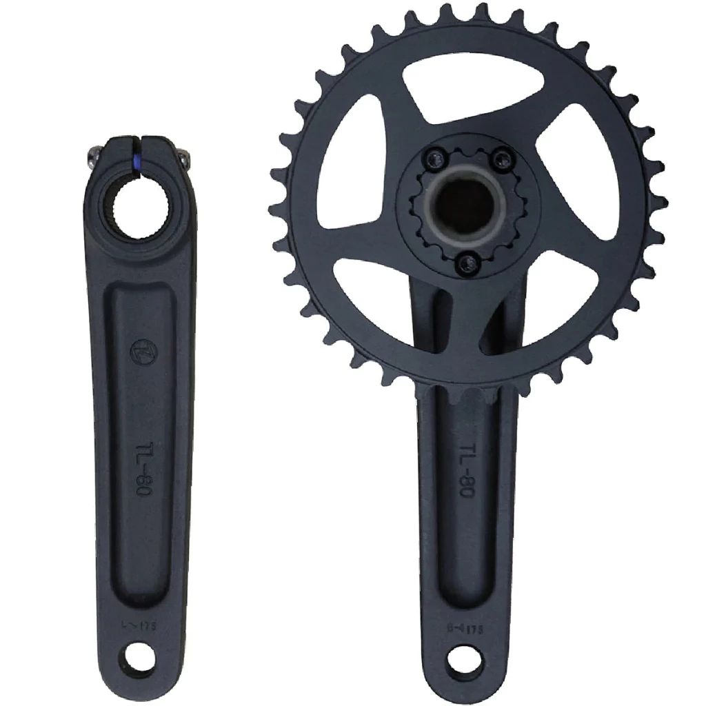 Hollowtech Direct Mount Crankset 34t, One-Piece Design for MTB & Road ...