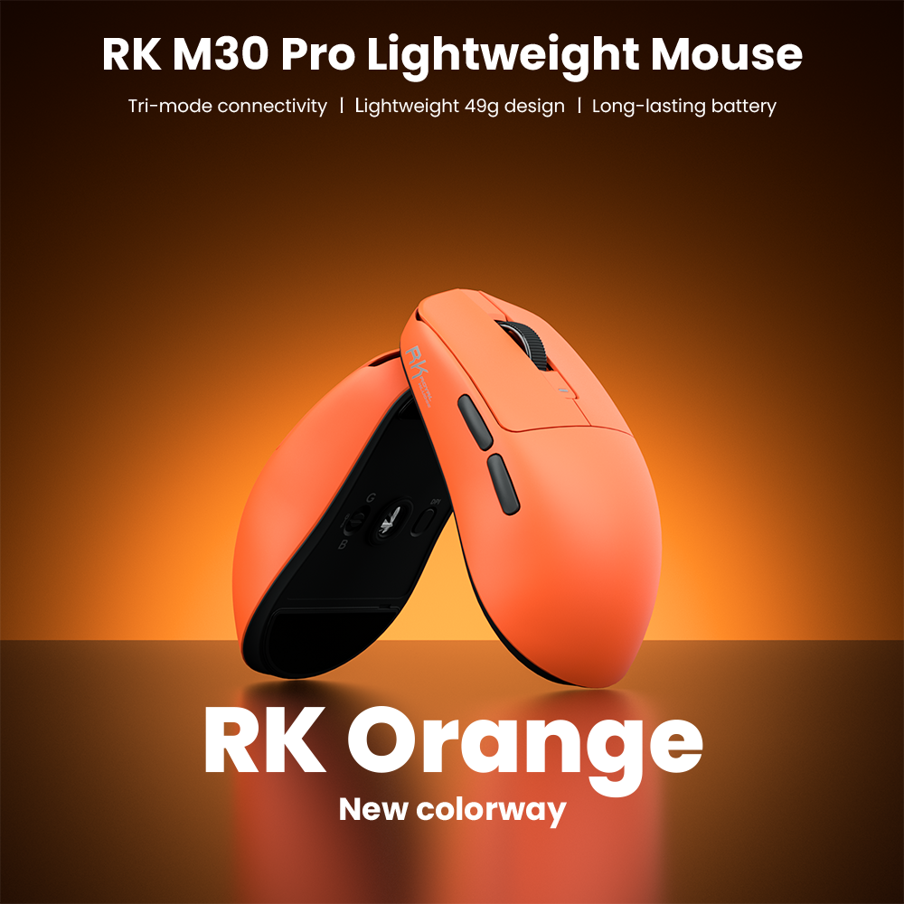 RK M30Pro Royal Kludge Wireless Mouse Tri-Mode Bluetooth Wireless ...