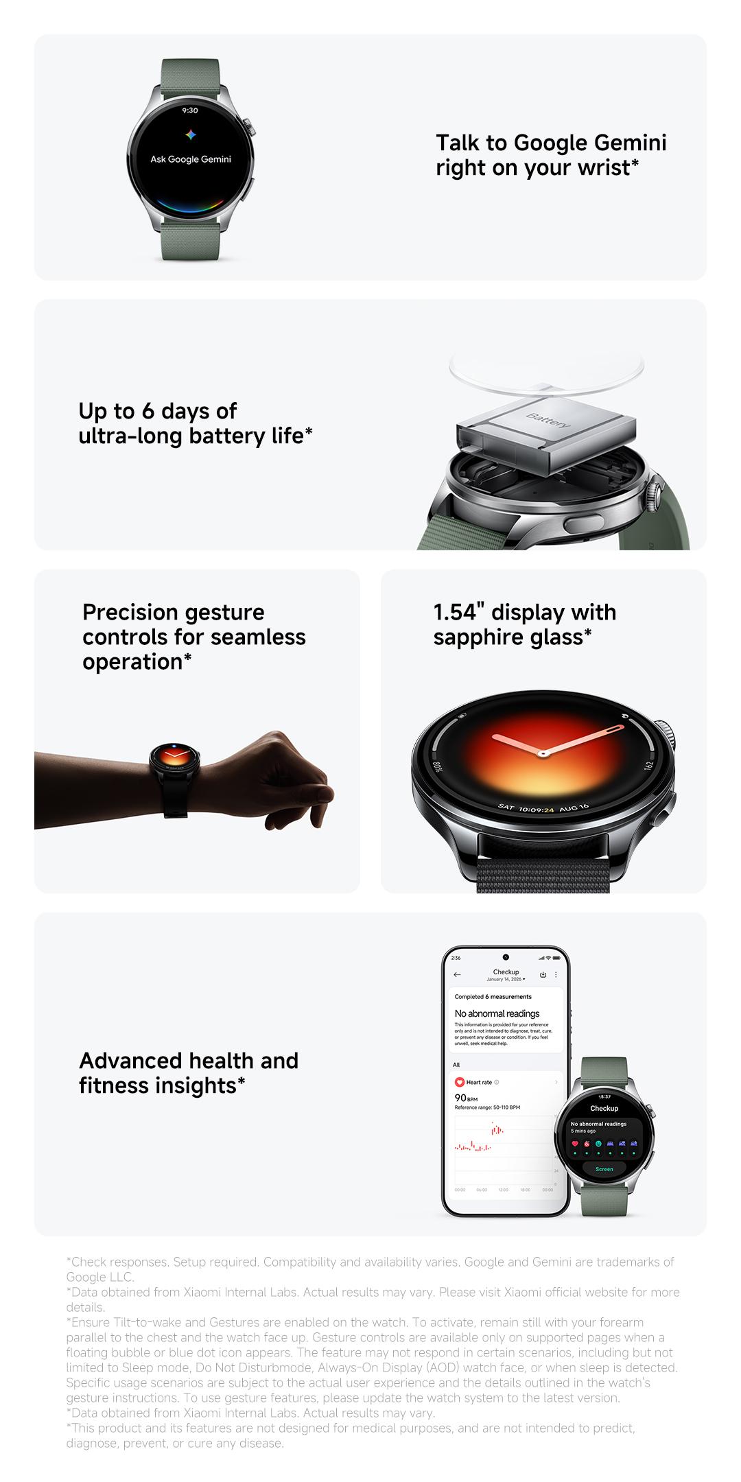 New Xiaomi Watch 5 | Talk to Google Gemini right on your wrist | Up to ...