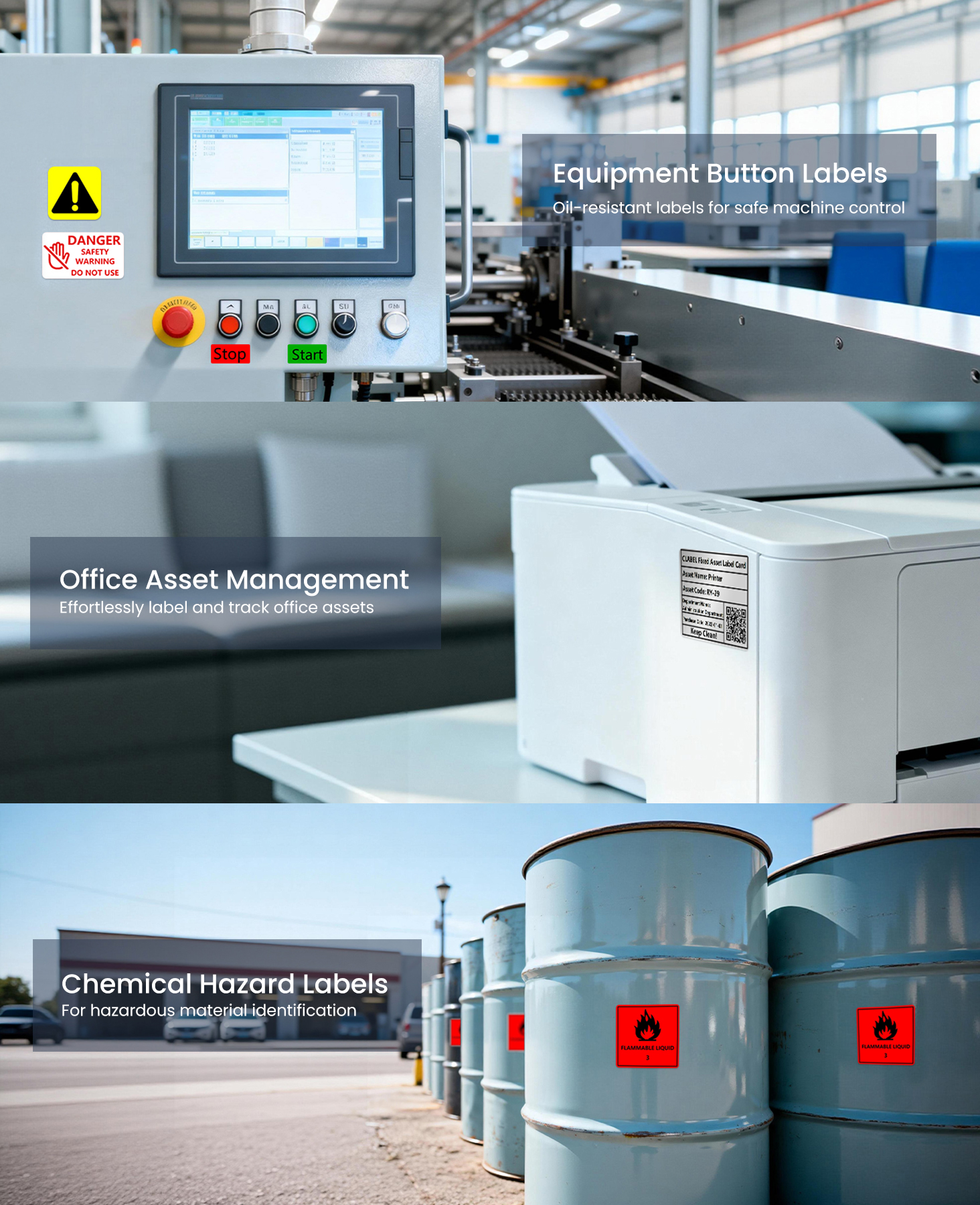 CLABEL X1 Thermal Transfer Printer - Fixed Asset Label Printer with ...