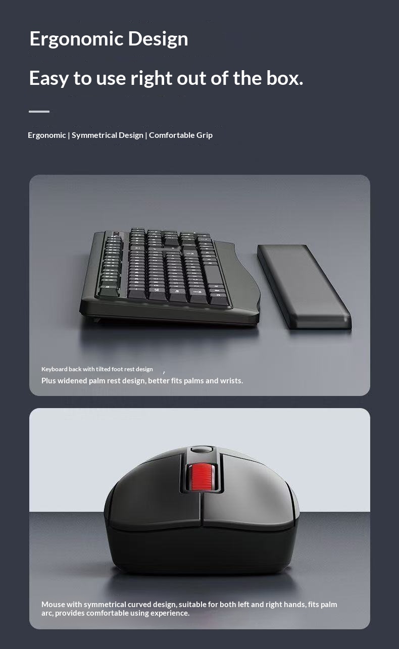 Lenovo KN230 2.4G Wireless Keyboard and Mouse Combo Ultra-slim Silent ...