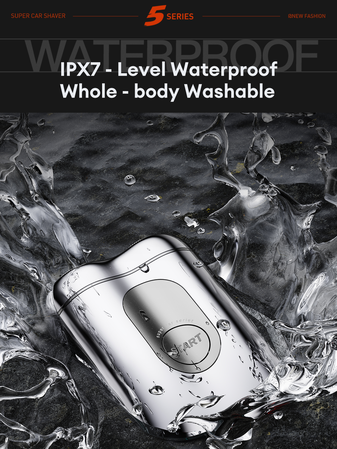 Skyworth CP52 Zinc Alloy · Supercar Shaver IPX7 Waterproof 8000RPM High ...
