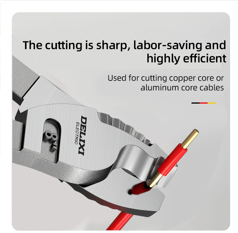 Cable Wire Cutters 6/8 Inch Chrome Vanadium Steel For Efficient ...
