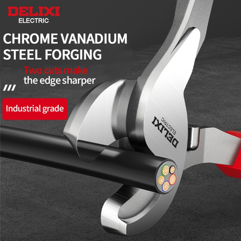 Cable Wire Cutters 6/8 Inch Chrome Vanadium Steel For Efficient ...