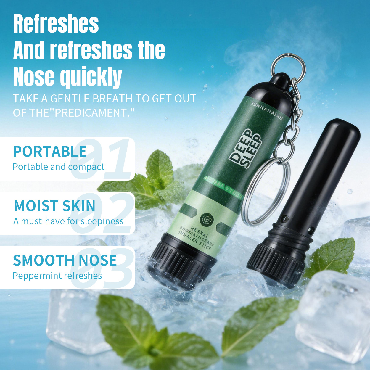 Deep Sleep Inhaler 100% Authentic Relieve nasal congestion and headache ...
