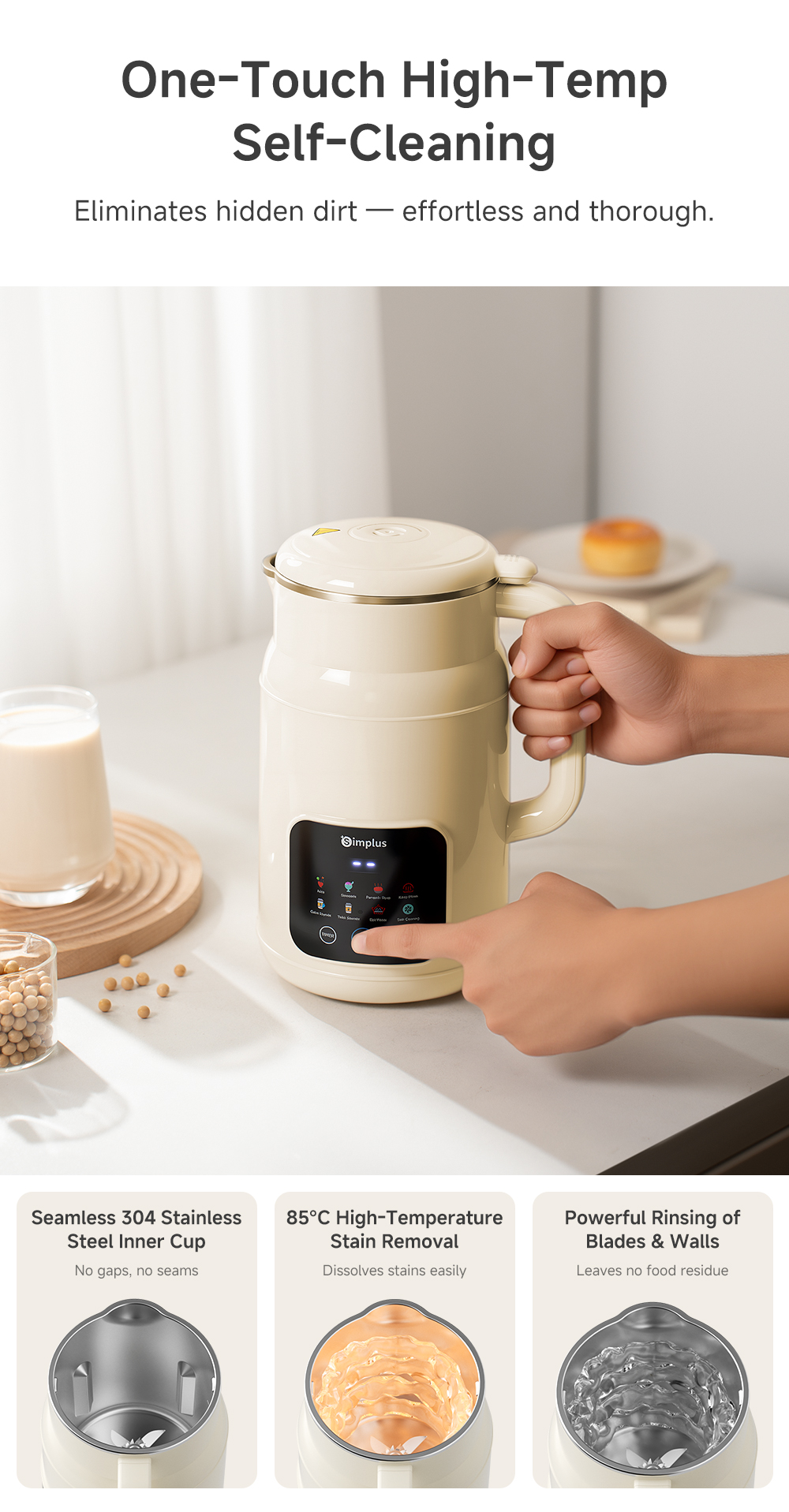 Simplus Multi-function Food Processor 1L Soy Milk Maker For Fruit ...