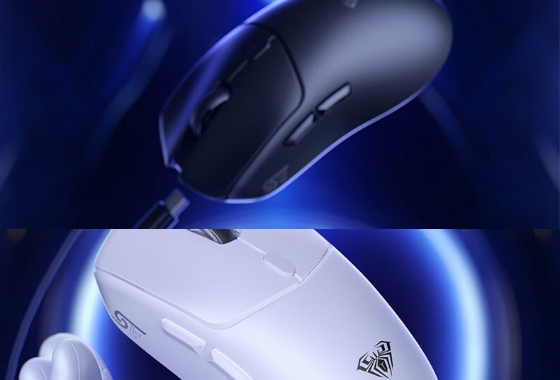 AULA SC580SE Tri-Mode Gaming Mouse 82g Lightweight 10000DPI RGB ...