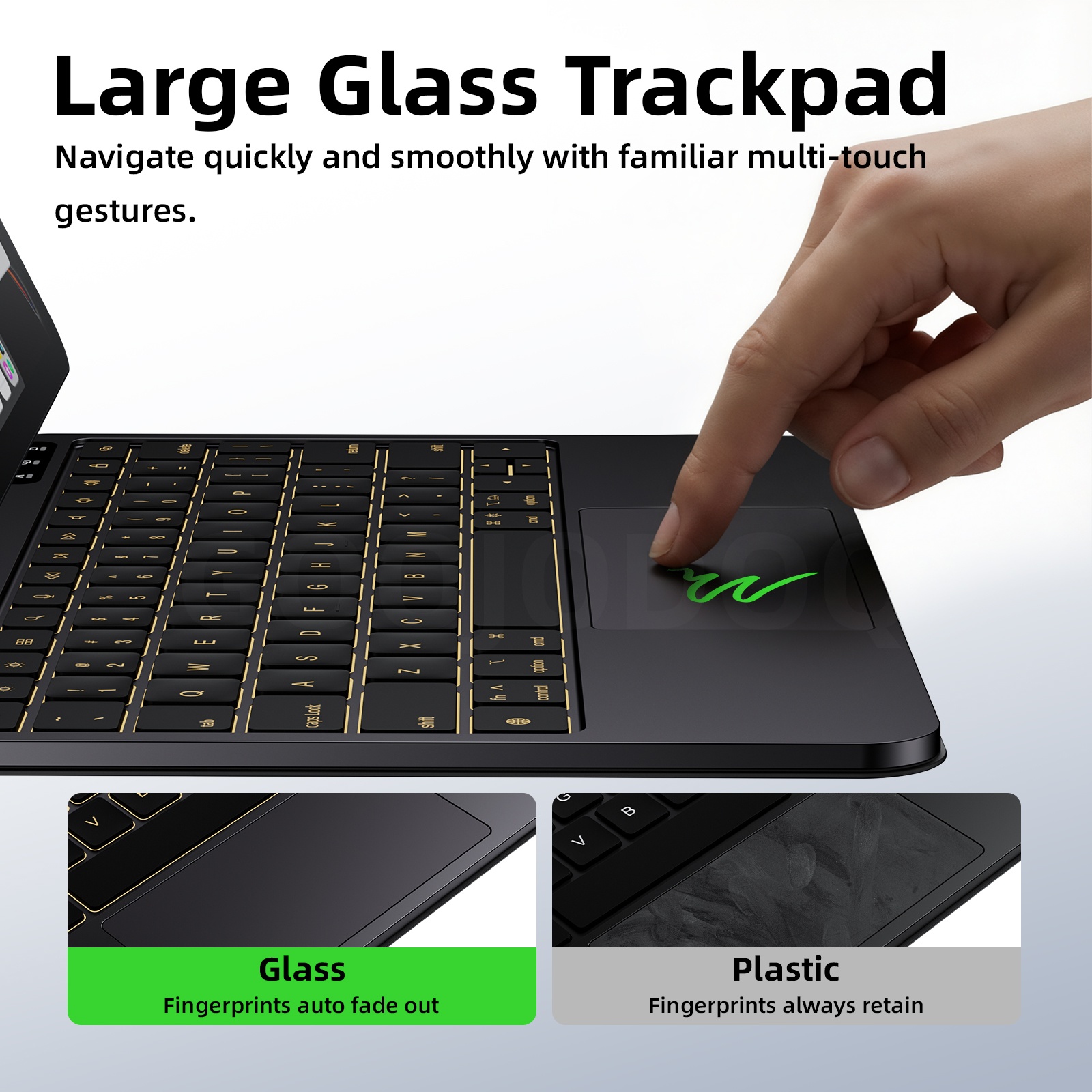 GOOJODOQ Magic Keyboard for ipad Pro 11 Air 4 5 10th 11th Gen A16 Case ...