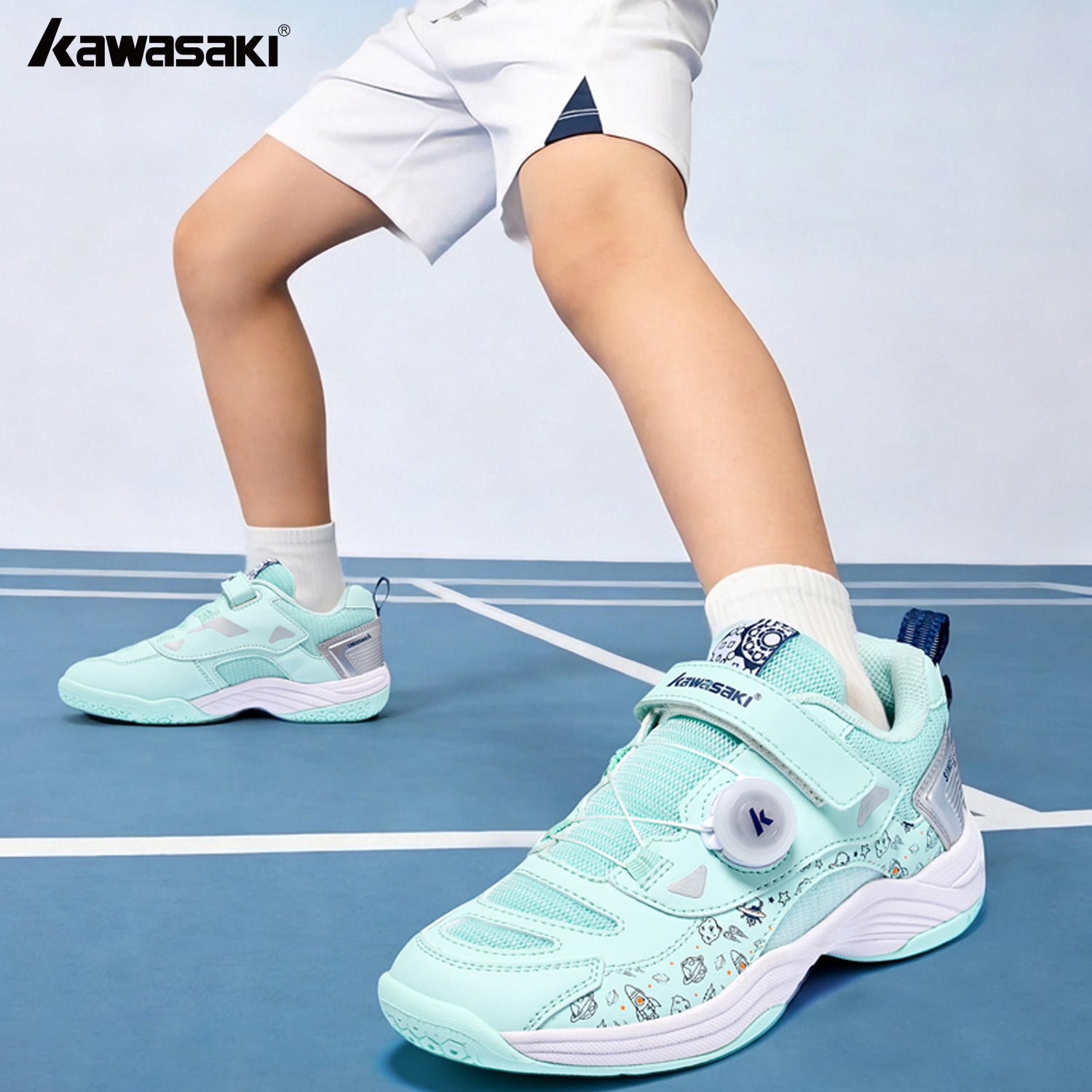 Kawasaki 2026 Professional New Badminton Shoes Youth Training Shoes ...