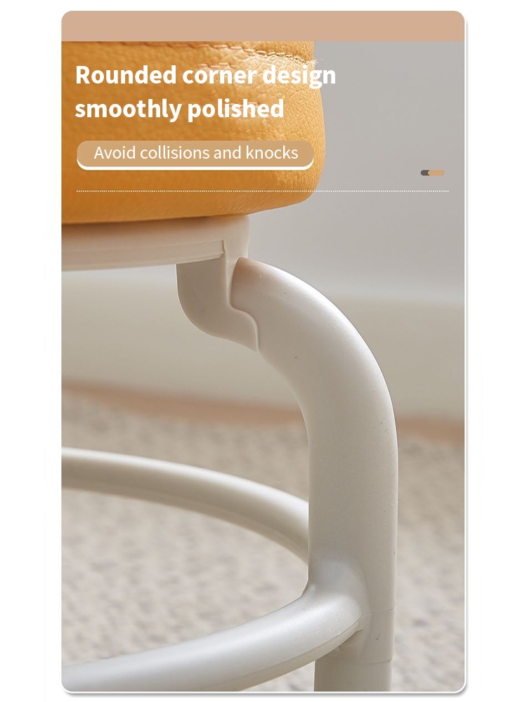 Small Moving Stool With Wheels Baby Mini Round Chair Foot Pulley Sofa ...