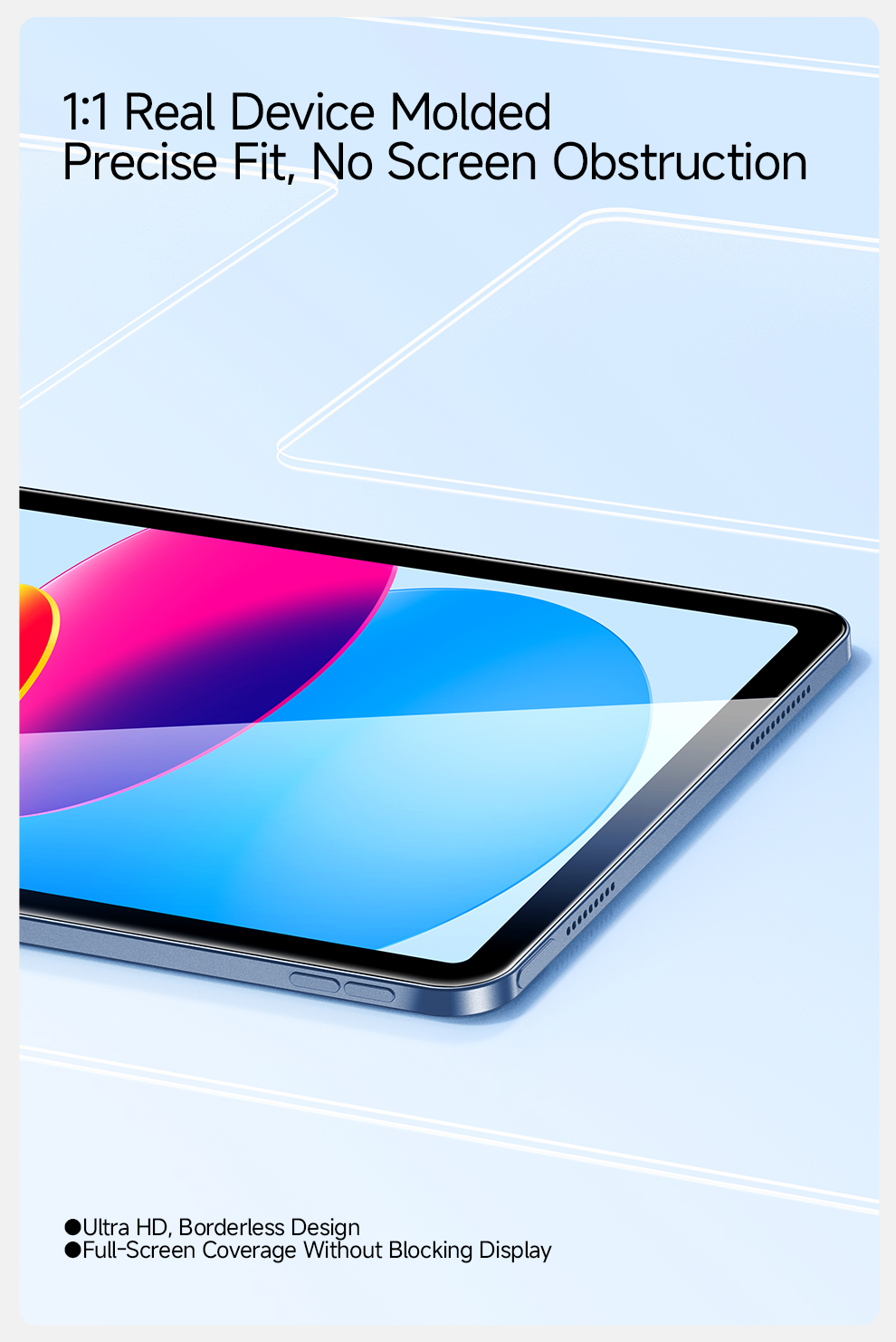 SmartDevil Tempered Glass For iPad Air 8/7/6/5/4/3 iPad 12th 11th 10th ...