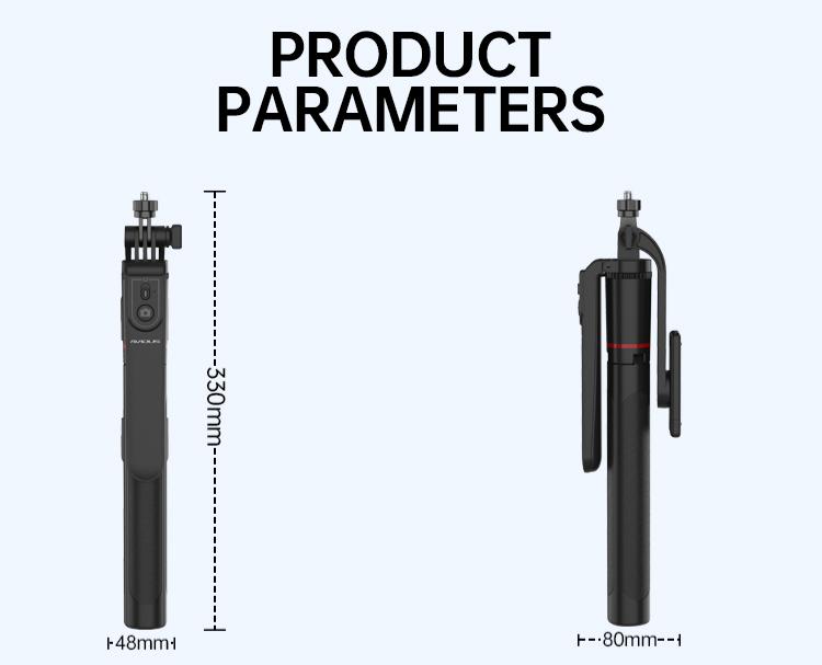AVIDUS R20 / R20 PRO Selfie Stick 170cm / 180cm With Bluetooth Remote ...