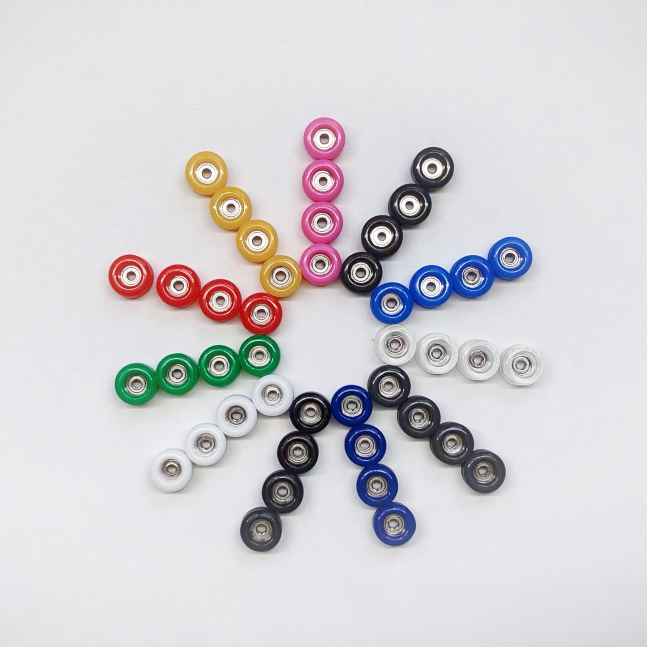 Soft Urethane Fingerboard Wheels With Bearing for Finger Skateboard ...