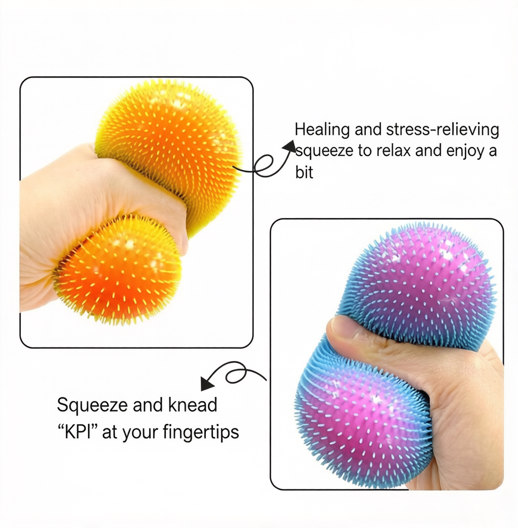 Squeeze Ball 2026 New Color-Changing Sensory ｜Stress Relief & Squeeze ...