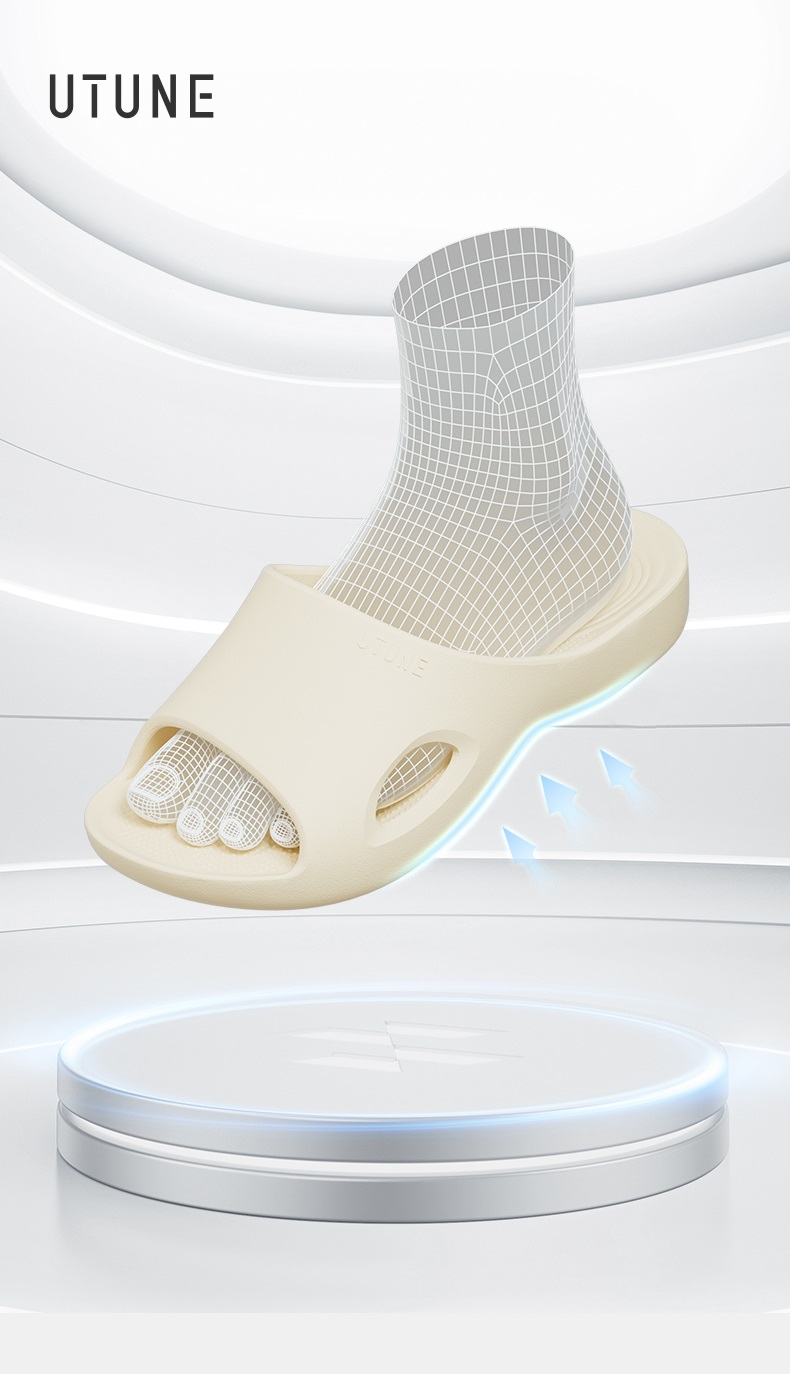 UTUNE Arch Support Slipppers for Men & Women Ergonomic Slide Slippers ...