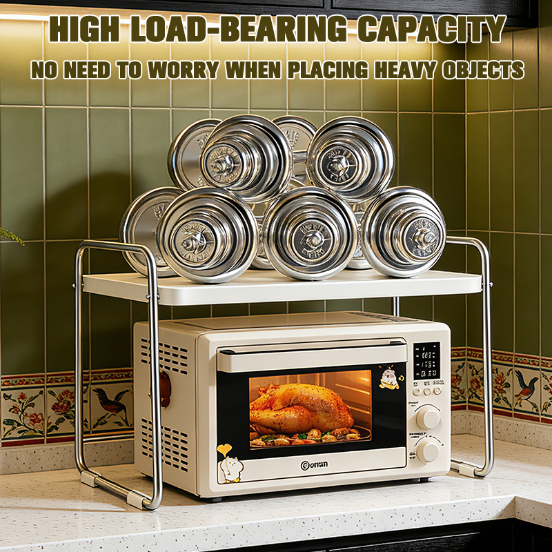 Livinease Microwave oven Rack Stand Stainless Steel INS Style Heavy ...