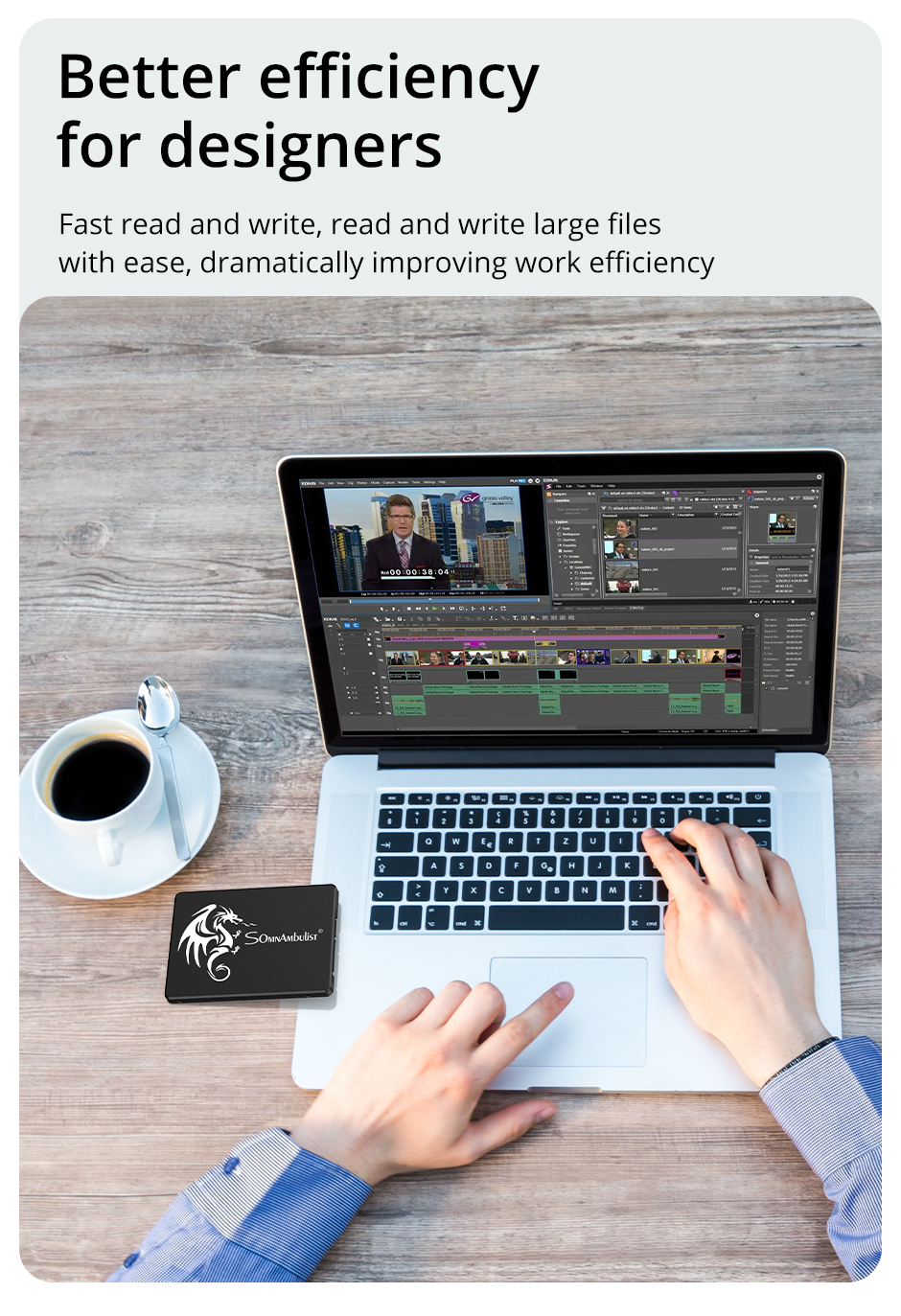 High-Performance Solid State Drive (SSD), Built-In Solid State Drive ...