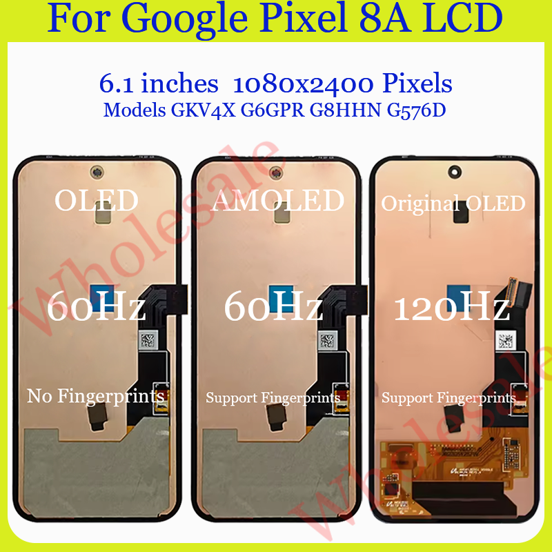Original AMOLED For Google Pixel 8 Pixel 8a Pixel 8 Pro LCD Display ...