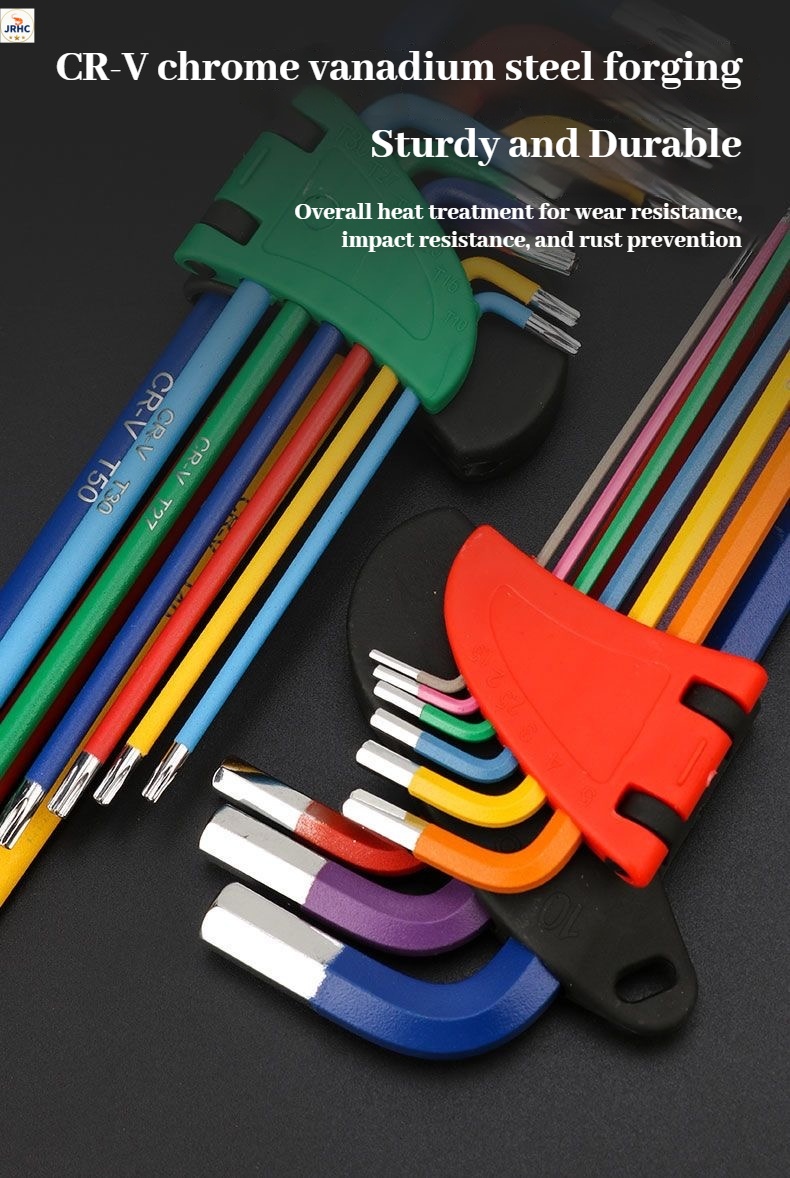 9PCS Multi-color Hex Torx Screwdriver Key Set,Rainbow Allen Wrench Set ...