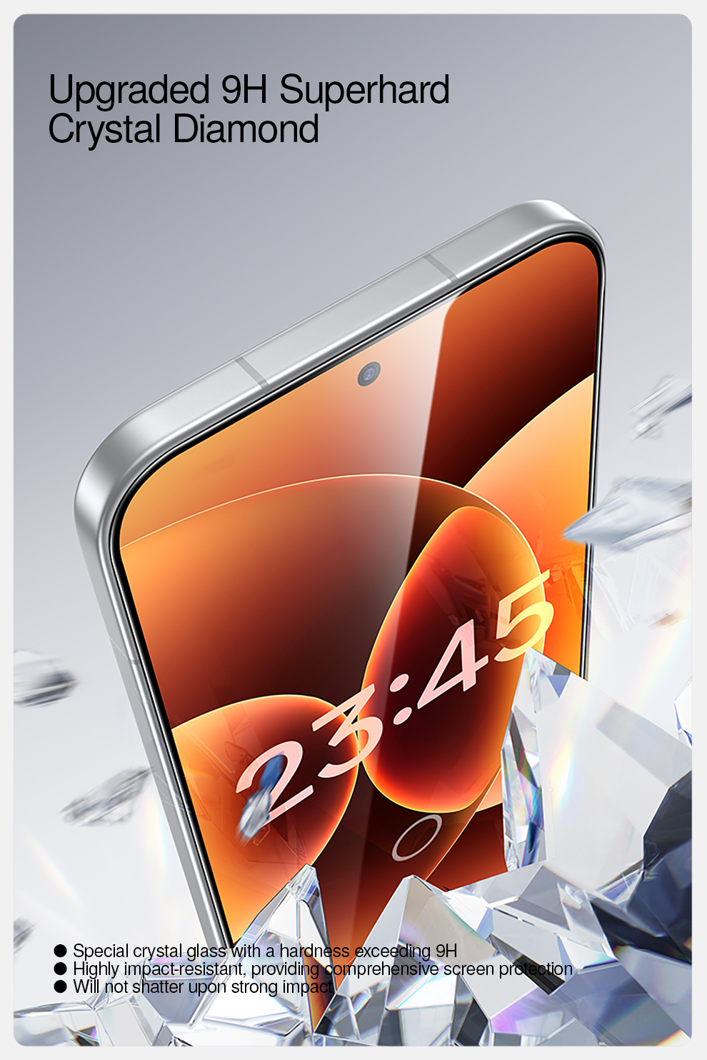 SmartDevil HD Crystal Diamond Tempered Glass For POCO X8 Pro/X8 Pro Max ...