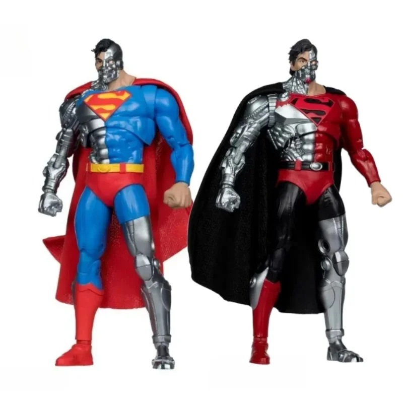 Mcfarlane DC Multiverse Cyborg Superman Model Figure Toys | Shopee ...