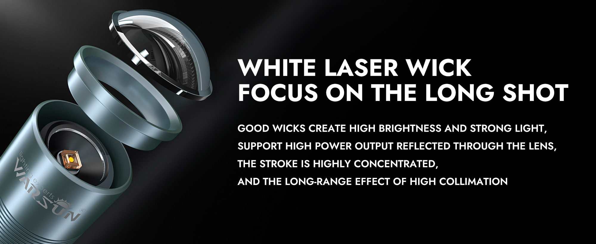 WARSUN NB01 High Lumen Flashlight USB-C Rechargeable LED Torch with ...