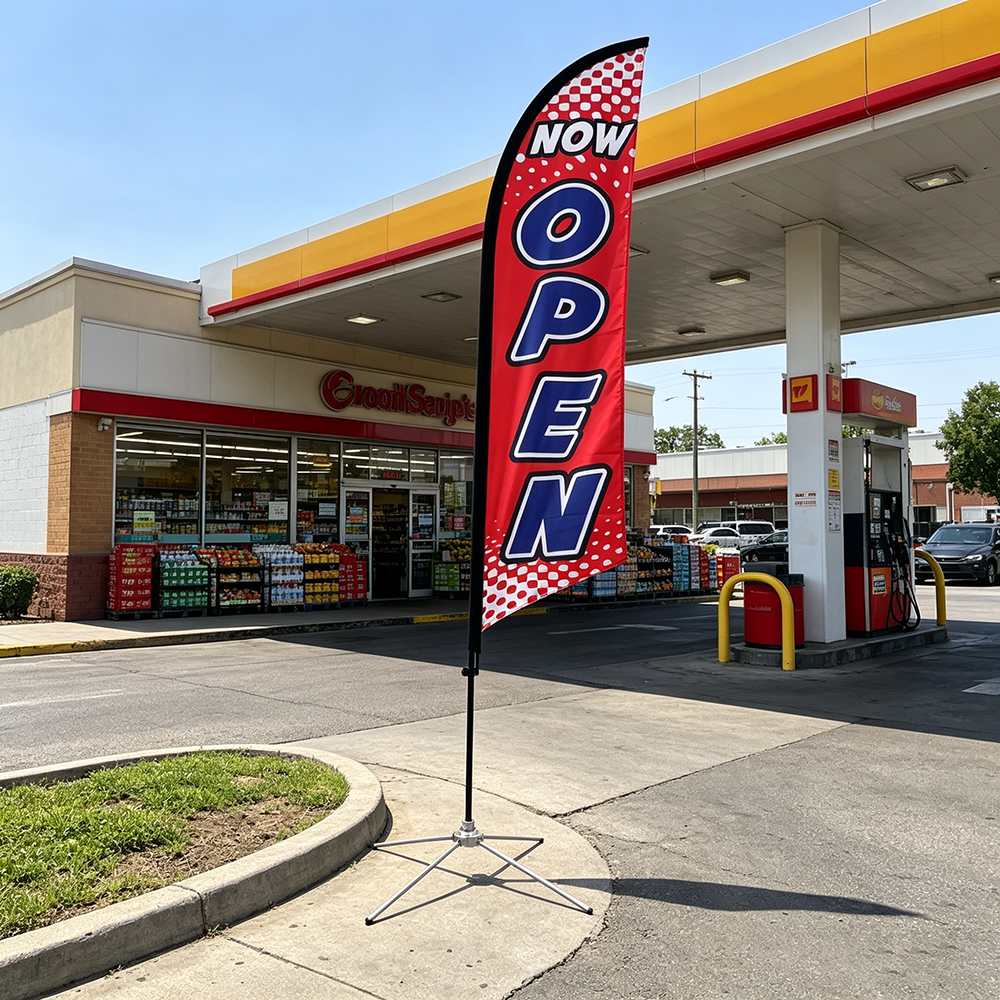 Open Flag Opening Shop Feather Flag Only Swooper Without Pole Beach ...