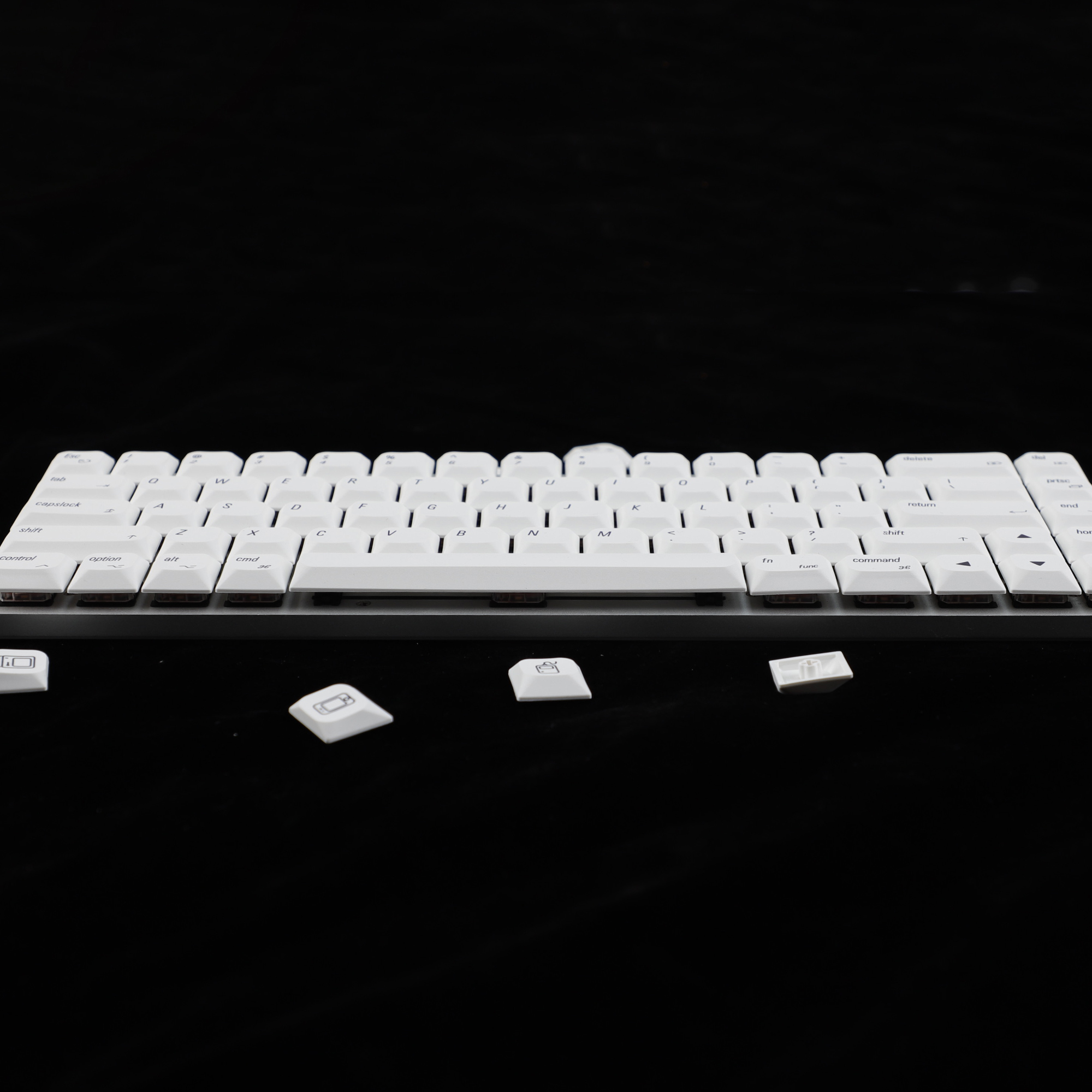 127 124 Ultra-slim Mx Low Profile Dye Sub PBT Keycaps For Mx 61 64 68 ...