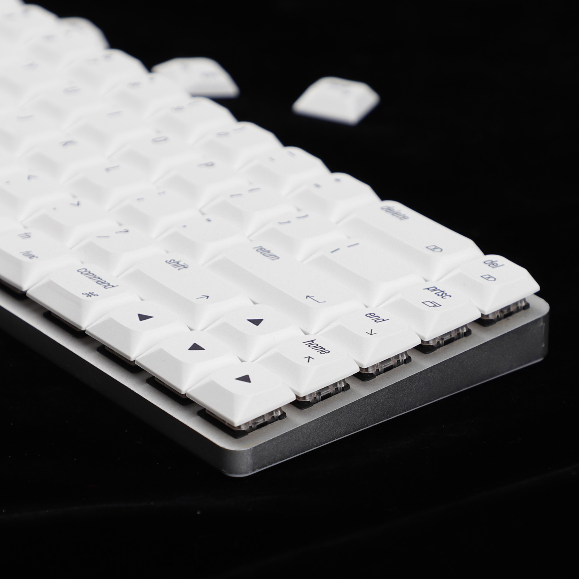 127 124 Ultra-slim Mx Low Profile Dye Sub PBT Keycaps For Mx 61 64 68 ...