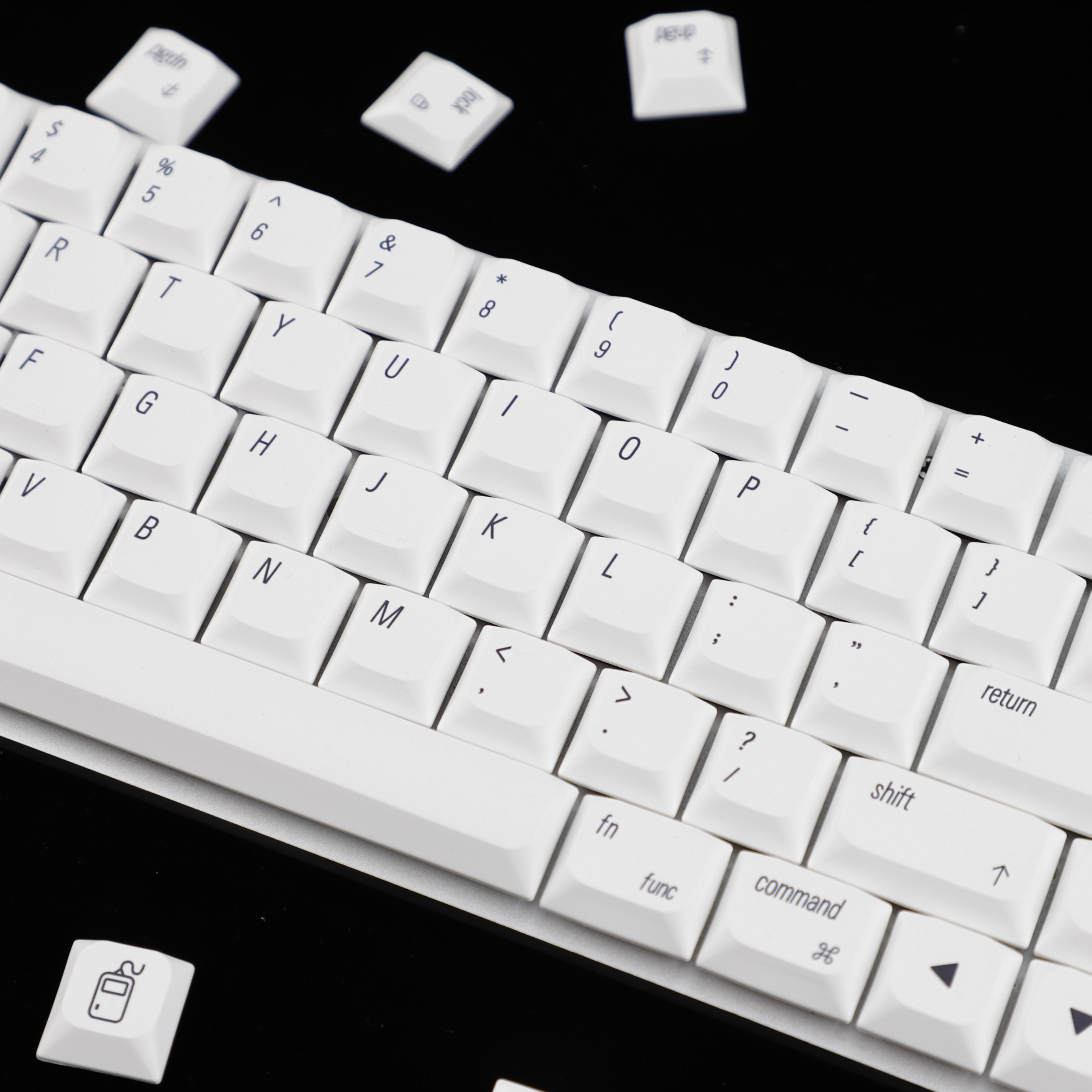 127 124 Ultra-slim Mx Low Profile Dye Sub PBT Keycaps For Mx 61 64 68 ...